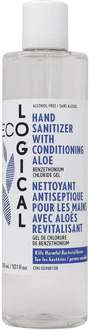 Désinfectant pour les mains en Gel , Enrichi à l'aloès, Sans alcool - 300ml (avec pompe)