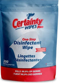 Lingettes désinfectantes sans fragrance (200/sac)